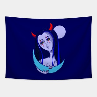 Moon Lady Tapestry