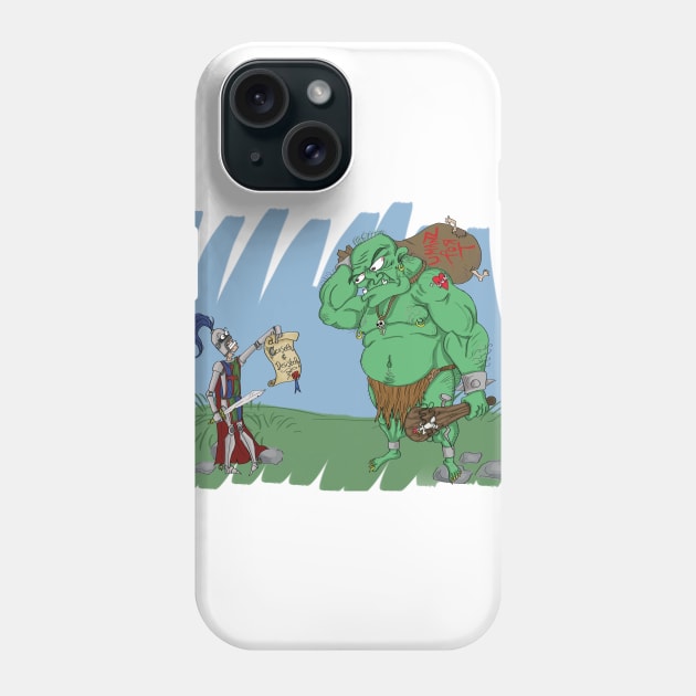 Adventure with a troll Phone Case by MCStudio