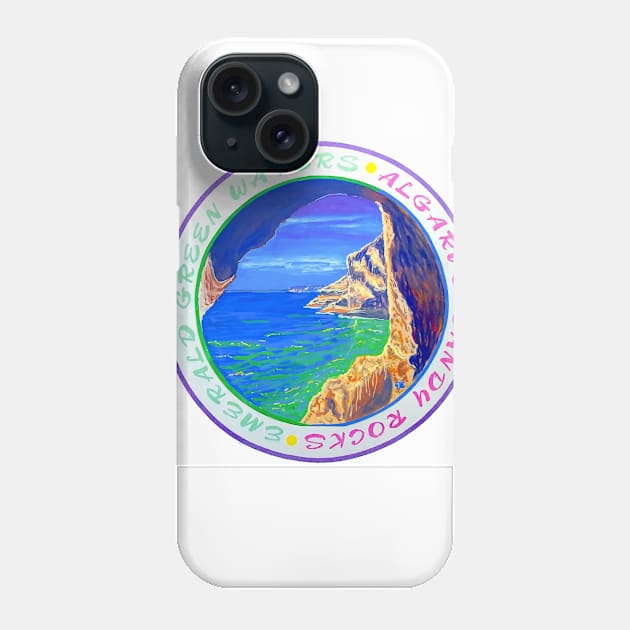 sandy rocks. algarve Phone Case by terezadelpilar