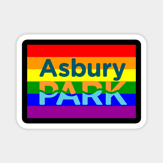 Asbury park Magnet by Heulwen Team