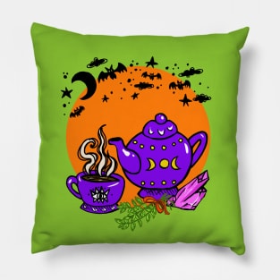 Halloween Magic Tea Pot - Witchy Brew Pillow