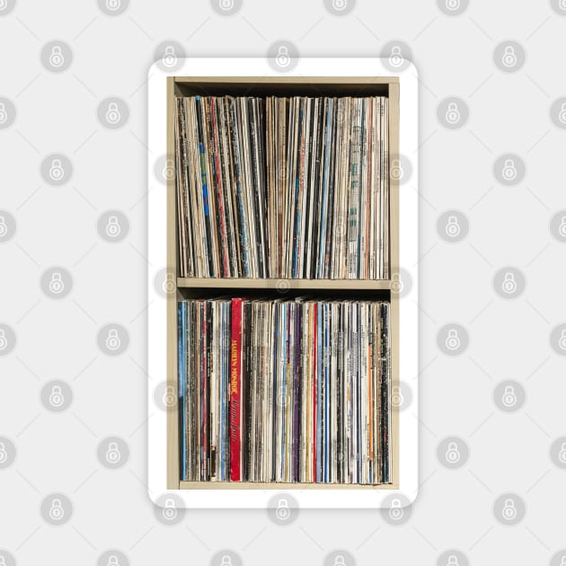 Vinyl Record Collector Magnet by MintaApparel