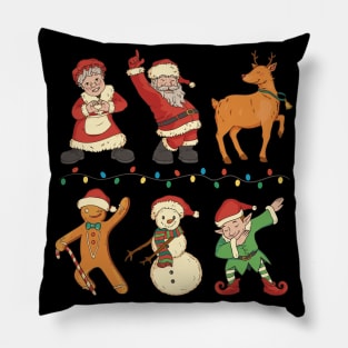 Yuletide Dance Crew Pillow