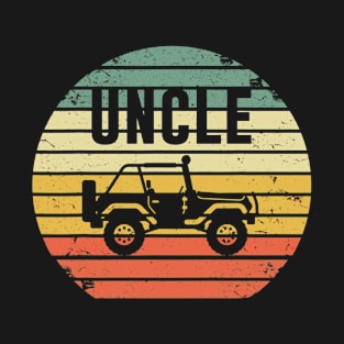 Jeep Uncle Vintage Jeep Retro Jeep Sunset Jeep Men/Women/Kid Jeep T-Shirt