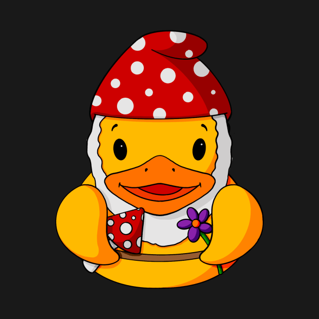 Gnome Rubber Duck by Alisha Ober Designs