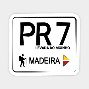 Madeira Island PR7 LEVADA DO MOINHO logo Magnet