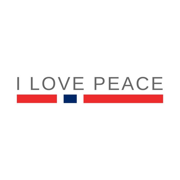 I love Peace | Norway by tshirtsnorway