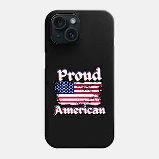 Proud American Presidential Election 2024 Patriotic Citizen Politics Phone Case