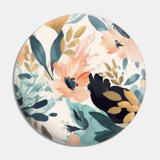 Loose floral pattern Pin