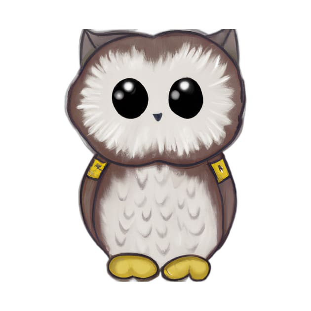 Cute Owl Drawing by Play Zoo