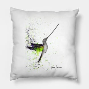 Joyful Garden Hummingbird Pillow