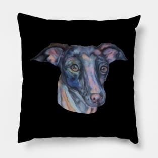 Adorable Greyhound Pillow