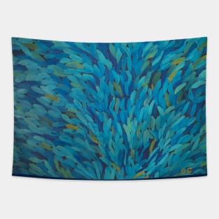 My interpretation of Eucalyptus leaves Tapestry