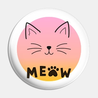 Meow cat Pin