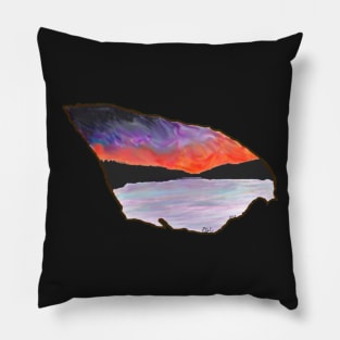 Sunset in Hood River Pillow