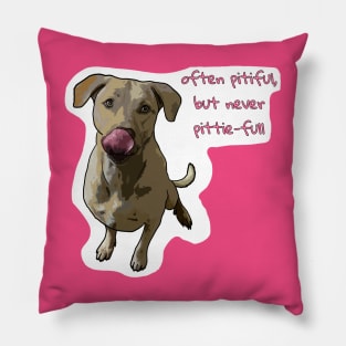 Pittie-full Pillow