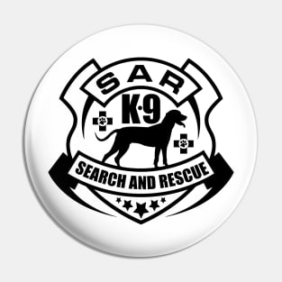 K-9 Search and Rescue Pin