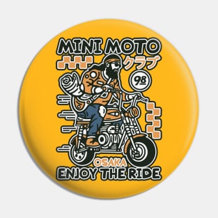 Mini Moto ENjoy THe ride Pin