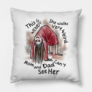 Little Terrors: Spooky Adventures for Brave Little Souls Pillow