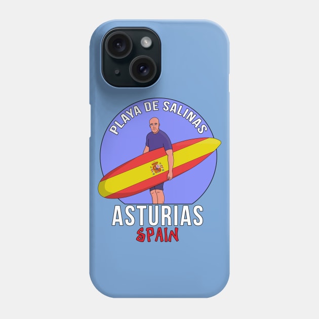 Salinas Beach Asturias Spain Phone Case by DiegoCarvalho