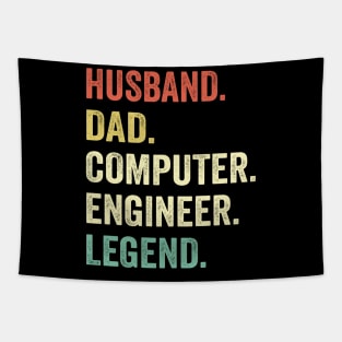 Husband Dad Computer Engineer legend Tapestry