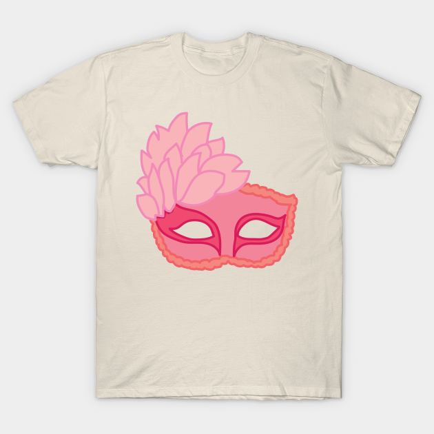 Discover Pink Mardi Gras Mask - Mardi Gras Mask - T-Shirt