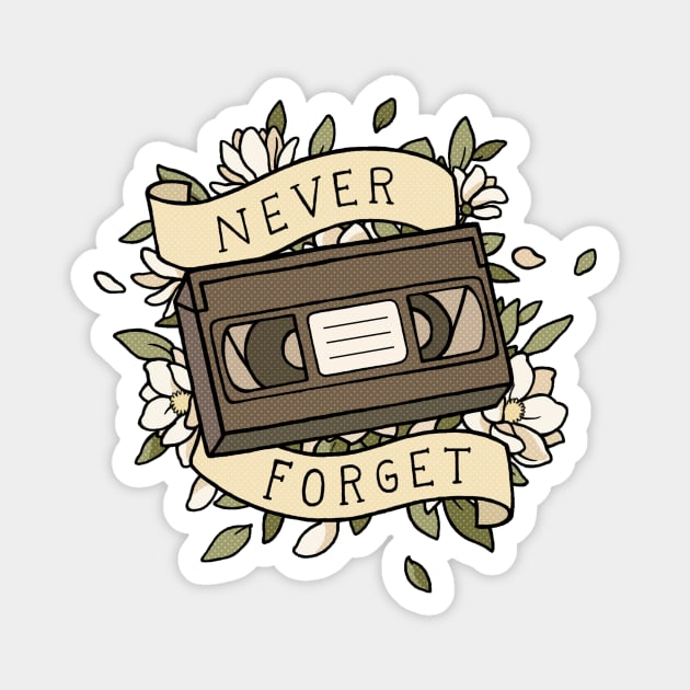 VHS: Never forget Magnet by koomalaama