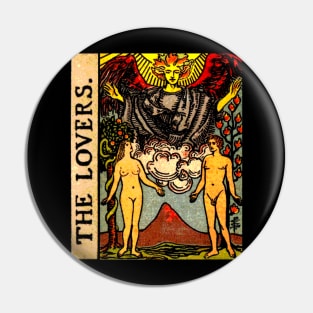 The Lovers Tarot Card Pin