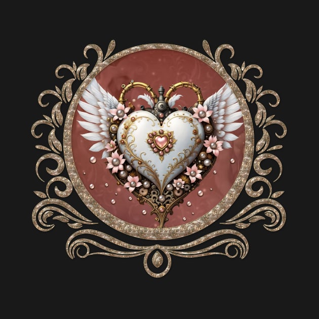 Wonderful elegant steampunk heart by Nicky2342