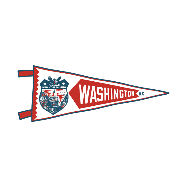 Washington D.C. Pennant by zsonn