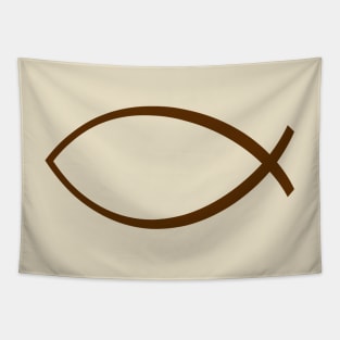 Jesus Fish (Ichthys) Tapestry