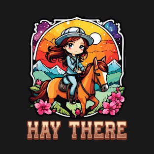 Hay There I Equestrian Pony Horse Lover T-Shirt