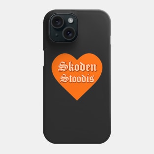 Orange heart skoden stoodis Phone Case