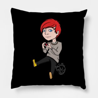 Awsten Knight - Black Lineart Pillow