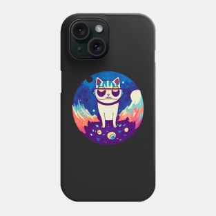 Cat sticker styles Galaxy Phone Case