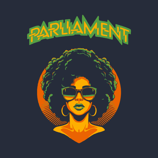 Retro Parliament Funkadelic Retro Afro Rock Music Satire by robotbasecamp