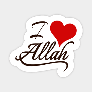 I love allah Magnet