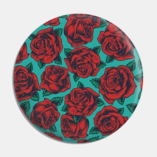 roses red pattern Pin