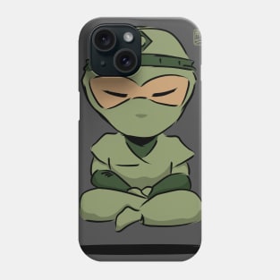 Meditating Ninja Phone Case