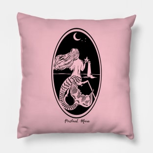Wicked Decent Mermaid in Maine Pillow