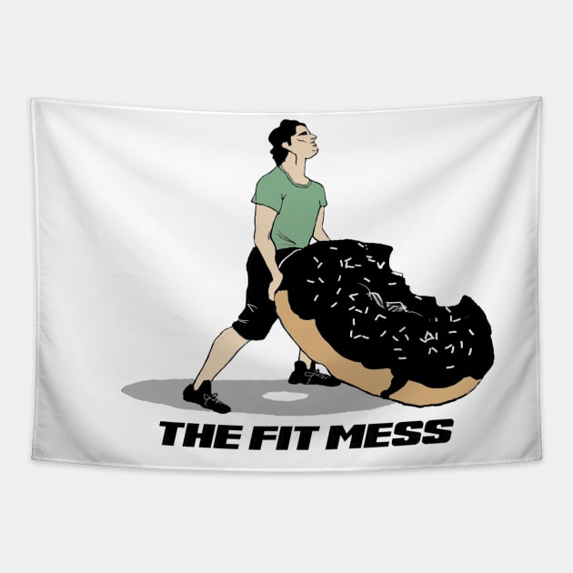 Square Logo Tapestry by The Fit Mess