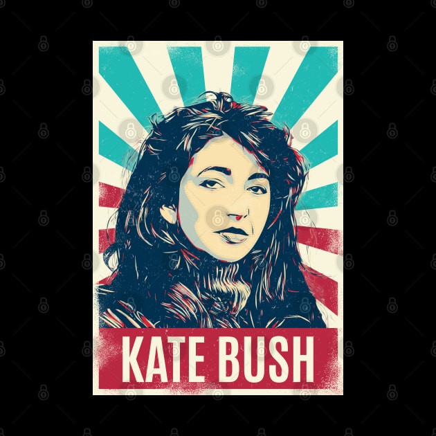 Vintage Retro Kate Bush by Bengkel Band