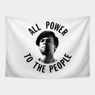 HUEY P. NEWTON-ALL POWER TO THE PEOPLE Tapestry