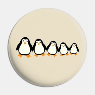Penguin Friends Pin