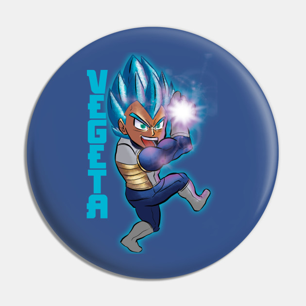 Vegeta God Mode Dragonball Z Pin Teepublic