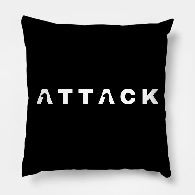 Attacking Chess Pillow by Cun-Tees!