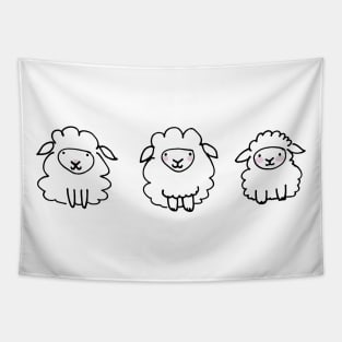 Easter lambs trio Tapestry