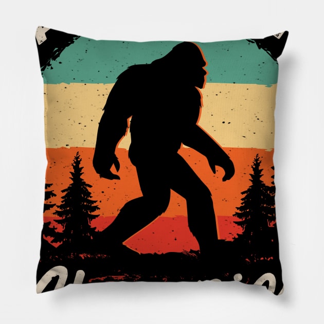 Bigfoot Social Distancing Champion Pillow by Dailygrind