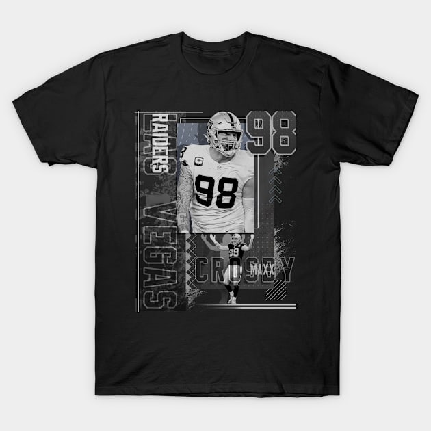 Rinkha Maxx Crosby Football Paper Poster Raiders 2 T-Shirt