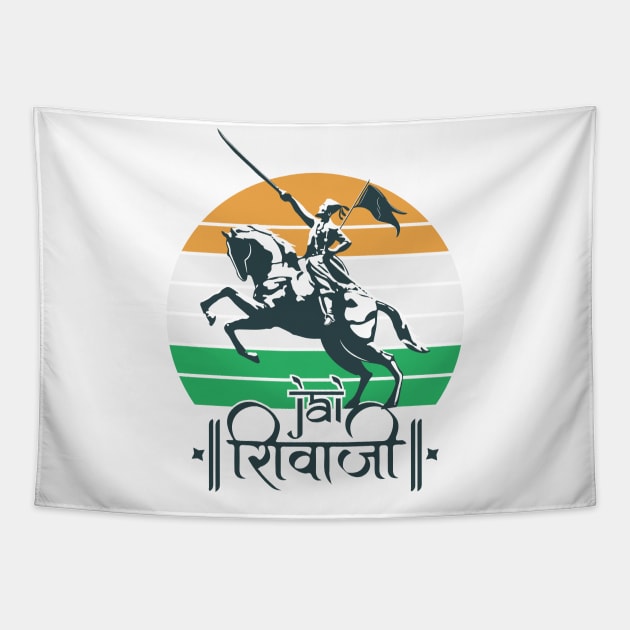 Shivaji Maharaj Statue Indian India Flag Marathi King India